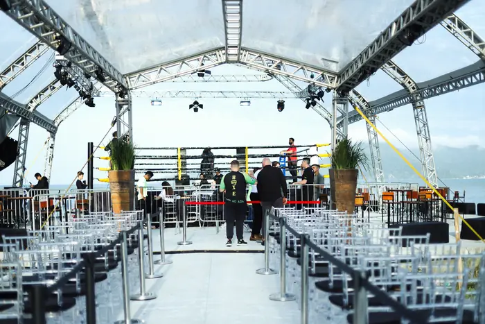 Arena antes da abertura dos portões