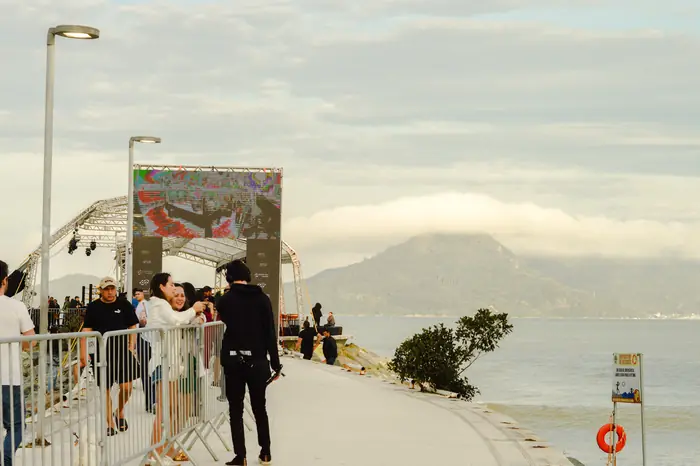 Bastidores da cobertura fotográfica