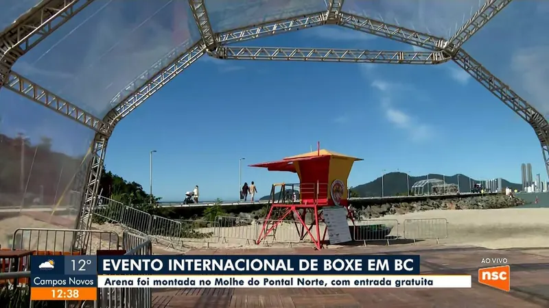 Evento internacional de Boxe será no domingo (26), em Balneário Camboriú